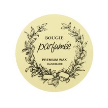 캔들/디퓨저 라벨 스티커 월계수 투명 3개1장