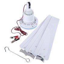 DC 12V 27.5 ~ 47.2 인치 천장 선풍기 음소거 전기 교수형 팬 캠핑 홈, 120cm