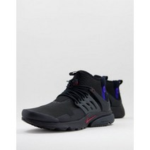 117347730 블랙 컬러 나이키 Air Presto Mid Utility 스니커즈