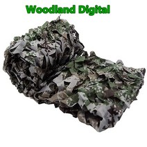 어닝룸 텐트 흰색 정글 사막 보강 위장 메쉬 천막 수영장 해변 전망대 정원 캔버스 녹색, Woodland Digital+4x5m
