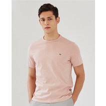 22SS [LF몰단독][Love Edition] 닥스훈트 로고 와펜 핑크 라운드 티셔츠 DMTS2B502P2