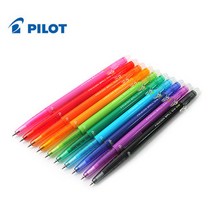 파이롯트 프릭션 볼 슬림 볼펜 0.38mm LFBS-18UF, 블랙, 10개