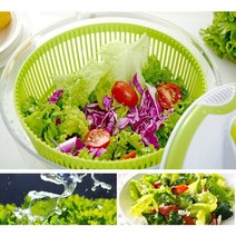 과일건조기 가정용 음식 야채 건조기 샐러드 스피너 대용량 5l 수동 샐러드 탈수기 주방, 없음