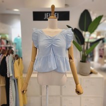 제이케이 셔링크롭프릴블라우스(JM7BL1030B)