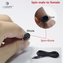 룸밀러블랙박스 스마트 연동 wifi 룸미러 1채널 블랙박스 6m10m 미터 4pin5pin 자동차 rca 자동차 역방향 후면보기 주차 카메라 비디오 연장 케이블 2.5mm, 5핀 남성-여성, 10m