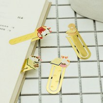 고양이 금속 북마크 북클립 책갈피, 7번친구들