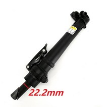 로드 MTB 자전거 스템 전기 접이식 자전거 이중 섹션 스템 부품 22.2mm 25.4mm 포크 왼쪽 접이식 이중 섹션 스템 수리 부품, 01 22.2mm