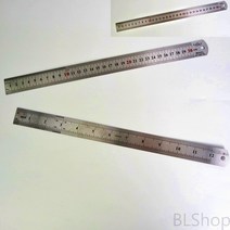 스테인레스 양면 인치자 스틸자 쇠자 30CM