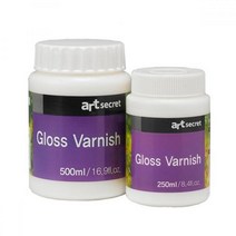아트시크릿 그로스바니쉬 250ml 아크릴물감 바니쉬 보조제 유광 미술용품 그로스바니쉬 마감재