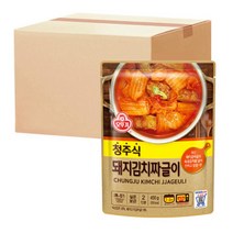 오뚜기 청주식 돼지김치짜글이 오뚜기식품 450G 12팩, 12개