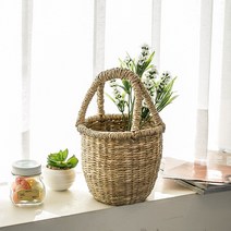 [리빙랩스] 라탄 해초 볼가 미니 바구니 S, 단품