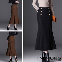 아이엠몽 니트 롱 스커트 인어공주 우아한 정장치마 플레어 봄 가을 겨울 코디하기좋은 데일리 (MC첸라드HJH)