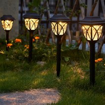 당돌 LED 태양광 태양열 사각 정원등, 클래식(2P)_주백색
