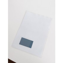 다다다기업 다다다기업 반반한 고투명 명함 L홀더 화일 파일 100매, 중앙형