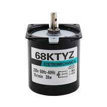 1 마력 모터 68ktyz 동기 영구 자석 28w ac 0v 220v 기어드 속도 2 5rpm 0rpm 높은 토크 00kg cw ccw 정방향 반전, 110v 50rpm