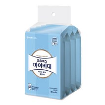 크리넥스 마이비데 화장실용 물티슈 휴대용 10매x4입