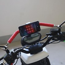 pcx핸들바 슈퍼커브멀티바 핸들바 크로스바 오토바이 튜닝 2022nmax125 신형, 블랙