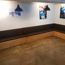 긴의자 방석쿠션 붙박이의자 맞춤 제작비용, 블랙