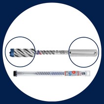 보쉬 콘크리트기리 비트날 드릴 시멘트 SDS PLUS 타입 4날 구매시사은품지급, 32mm*520mm, 1개