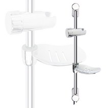 크롬슬라이드바(BW65) 샤워기 거치대 걸이 홀더 행거 고정대, 1개