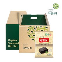 자연나라 오가닉 광천김 선물세트, 도시락김 4g 18봉