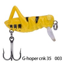 루어 낚시용품 장비 Makebass-생체 공학 낚시 미끼 3g 3.5cm 메뚜기 미노우 하드 곤충 탑워터 크랭크 베이, 메뚜기 cnk35 03
