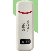 휴대용 LTE라우터 무선 USB 유심 공유기 네트워크장비 블루투스 스위치 차박, 하얀