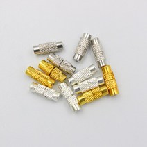 후크 봉투걸이황동 기둥 나사 걸쇠 팔찌 목걸이 쥬얼리 제작 결과에 대 한 배럴 4x12mm 20 개, 한개옵션1, 04 Mix