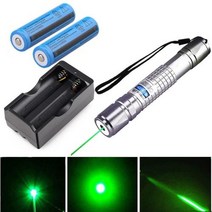레이저포인터 Hight 강력한 빨간색 녹색 10000m 5mw 018 시력 초점 조정 가능, 없음, 없음, Only Red laser