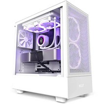 NZXT H5 Flow Matte White 미들타워 케이스, 1개, 선택하세요
