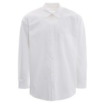 [발렌시아가] 20SS 602413 TYB18 9000 넥 로고 화이트 셔츠