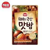 해표 국산 맛밤 70g, 1개