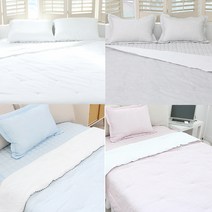 리눔아티가 4컬러 시원시원한 버블 스노우 차렵이불 풀세트 퀸