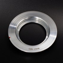 카메라 렌즈 어댑터 랜즈 어댑타 M42-MD M42 렌즈 용 어댑터 미놀타 MD 마운트 SR MC X700 X500 X370 SLR 카메라, 02 Brass, 02 Brass