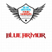 블루아머 머드가드 전용 반사스티커 1P 레드색상 캠핑 자동차 차량용 로고 데칼스티커, 아반떼-레드, 1개