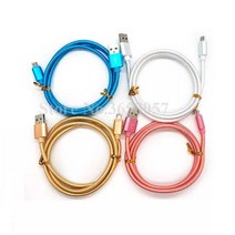 가성비 편조 패브릭 나일론 마이크로 USB 충전기 케이블 코드 XR 맥스용 1M 8 핀 200 개, 02 2M 6FT_01 for