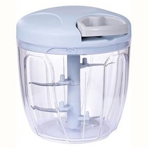 업소용 가정용 마늘 다지기 도구 500/900ML 회전 야채 양파 커터 수동 고기 주방 요리 액세서리, 06 blue 900ml