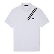 힐크릭 남성골프티셔츠 사선포인트TSWHITE 1HCTSM2401WH