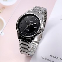 세이코알바 여성 사파이어 메탈 손목시계 AH7V91X1