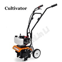 소형 미니 관리기 휴대용 핸드 푸시 리퍼 경운기 정원 로터리 슈 타인 미니 수동 에어레이터, 한개옵션0