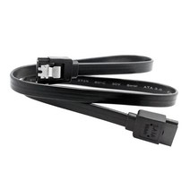 하드 디스크 드라이브 신호 케이블 블랙 스트레이트 고속 40cm sata3.0 솔리드