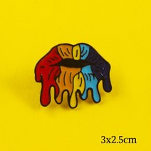 레인보우 핀 아연 합금 배지 의류용 금속 브로치 Lgbt 악세사리 친구 선물 옷에 배낭, [21] HZ0545XZ