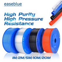 압축기용 공기 구성 요소 호스 폴리우레탄 튜브 파이프 라인 공압 1 M 2 5 10 20 4mm 6mm 8mm 10mm 12mm, 11 blue 1m_02 6x4mm