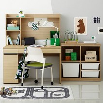 한샘 샘스마트 책상 상부책상장set 1125_D596 2종/택1, 화이트(A)