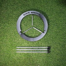 블랙몬스터 캠핑 그리들 타워 블몬타워 캠핑 솥뚜껑 받침대 오덕 웍 블랙엠 거치대 아이언 다리 스텐, 그리들타워+다리+플렉스가방