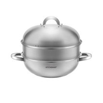 스텐 찜기 찜통 찜솥 냄비 28cm 만두찜솥 찜냄비 꽃게찜기 옥수수찜기 만두찜 해물찜냄비 만두찜기, 상세페이지참조