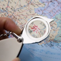 돋보기 확대경 블록렌즈핸드 돋보기 Foldable 미니 키 체인 10X 휴대용 일일 수동 도구 금속 이동식, 01 10X