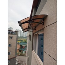 캐노픽스 650x8100 DIY 캐노피 테라스 정문 렉산 처마 비가림 현관 차양 비막이, 블루, 직결피스, 회색, 1개
