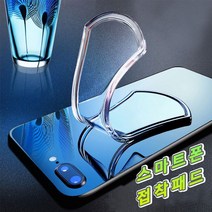 SSW34ABA7 스마트폰 나노 패드 만능 거치대 차량거치대 직 거치대 셀카봉, SD 1, SD 방패형+삼각형(투명)