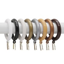 소이지 헤라 커튼봉 부자재 커튼링(민자링) 3size 10P, 우드